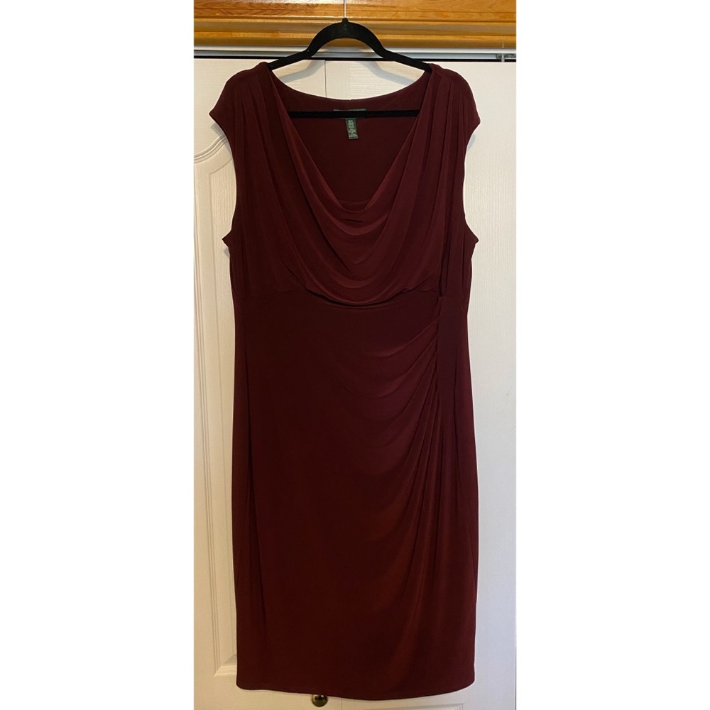 Ralph Lauren Draped Neck Dress